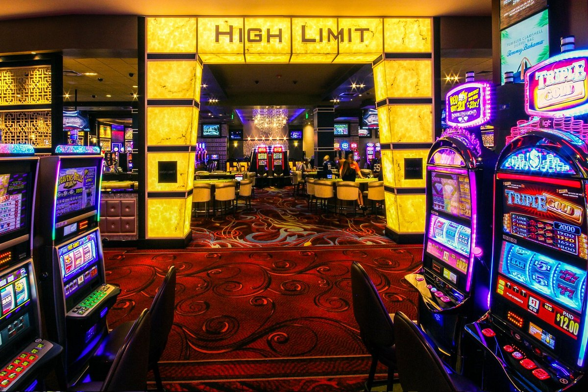 Luxury casino hotel interior
